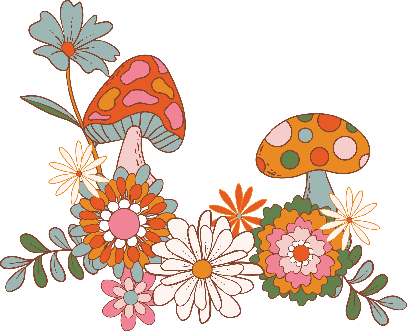 Groovy Flower Element